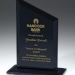 Clip, Jade Glass with Black Coating Award