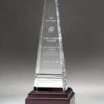 Grooved Obelisk, Optic Crystal Trophy