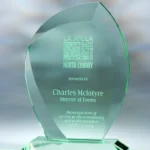 8 1/2” Excellence Jade Glass Award